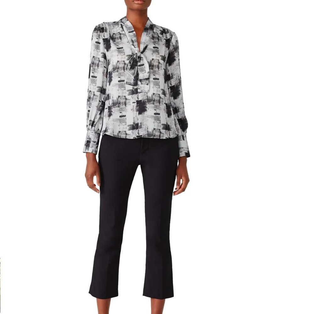 Waverly Grey Luella satin blouse size XS